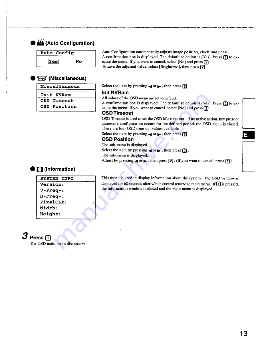 Panasonic CFVDL02 - LCD MONITOR/ LPTP Скачать руководство пользователя страница 13