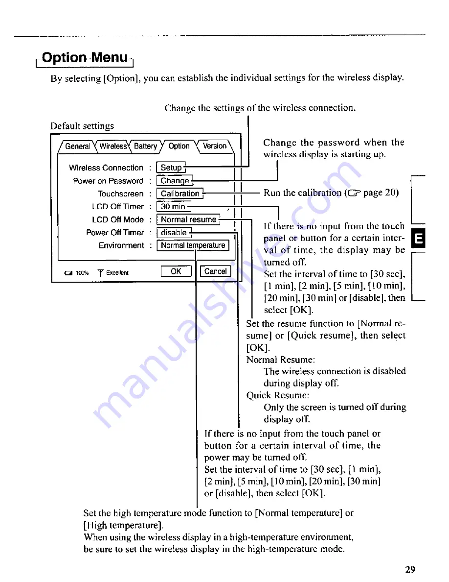 Panasonic CFVDW07M - COMPUTER WIRELESS DISPLAY Скачать руководство пользователя страница 29