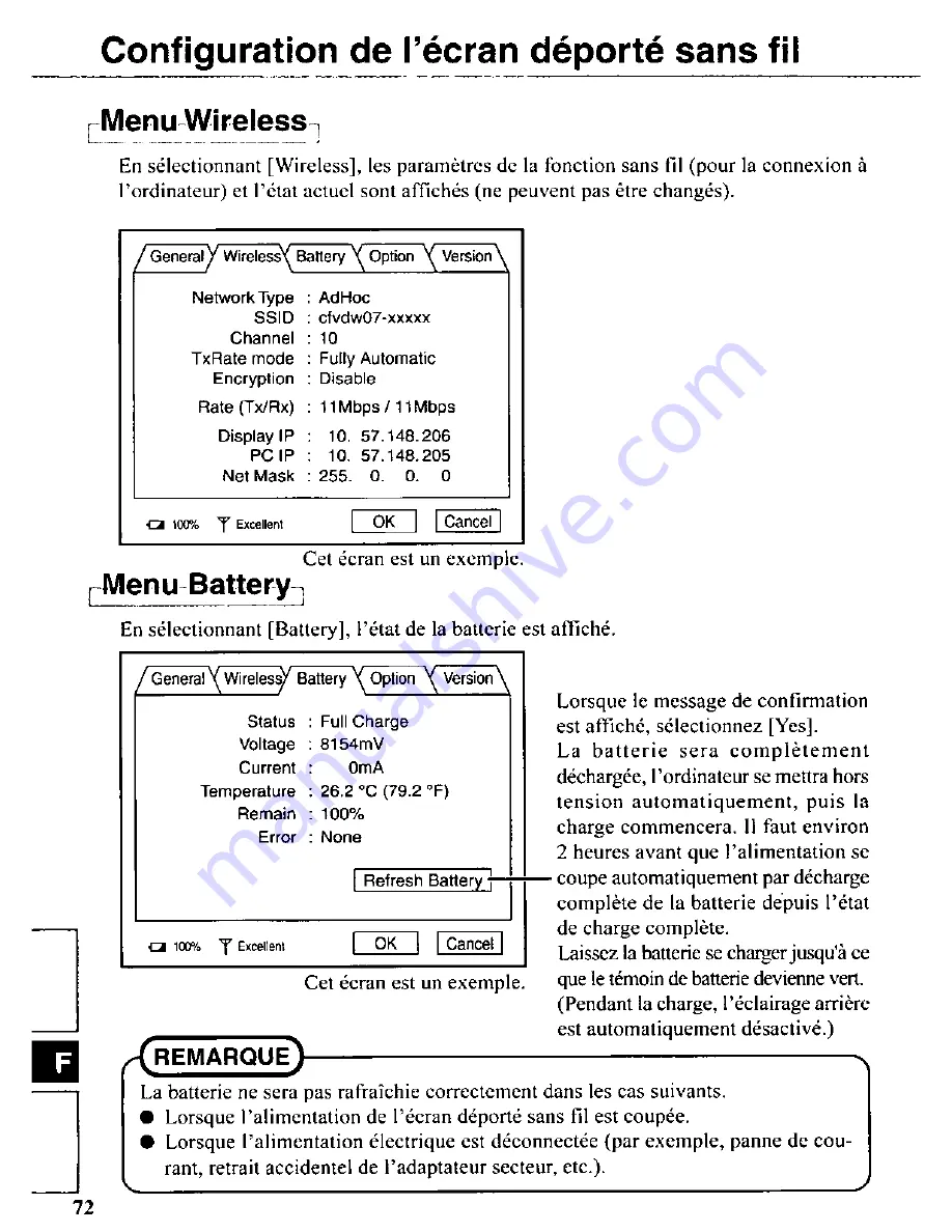 Panasonic CFVDW07M - COMPUTER WIRELESS DISPLAY Скачать руководство пользователя страница 72