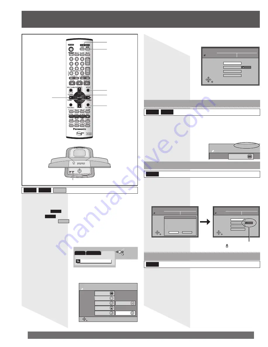 Panasonic Combo TC-22LR30 Operating Instructions Manual Download Page 60