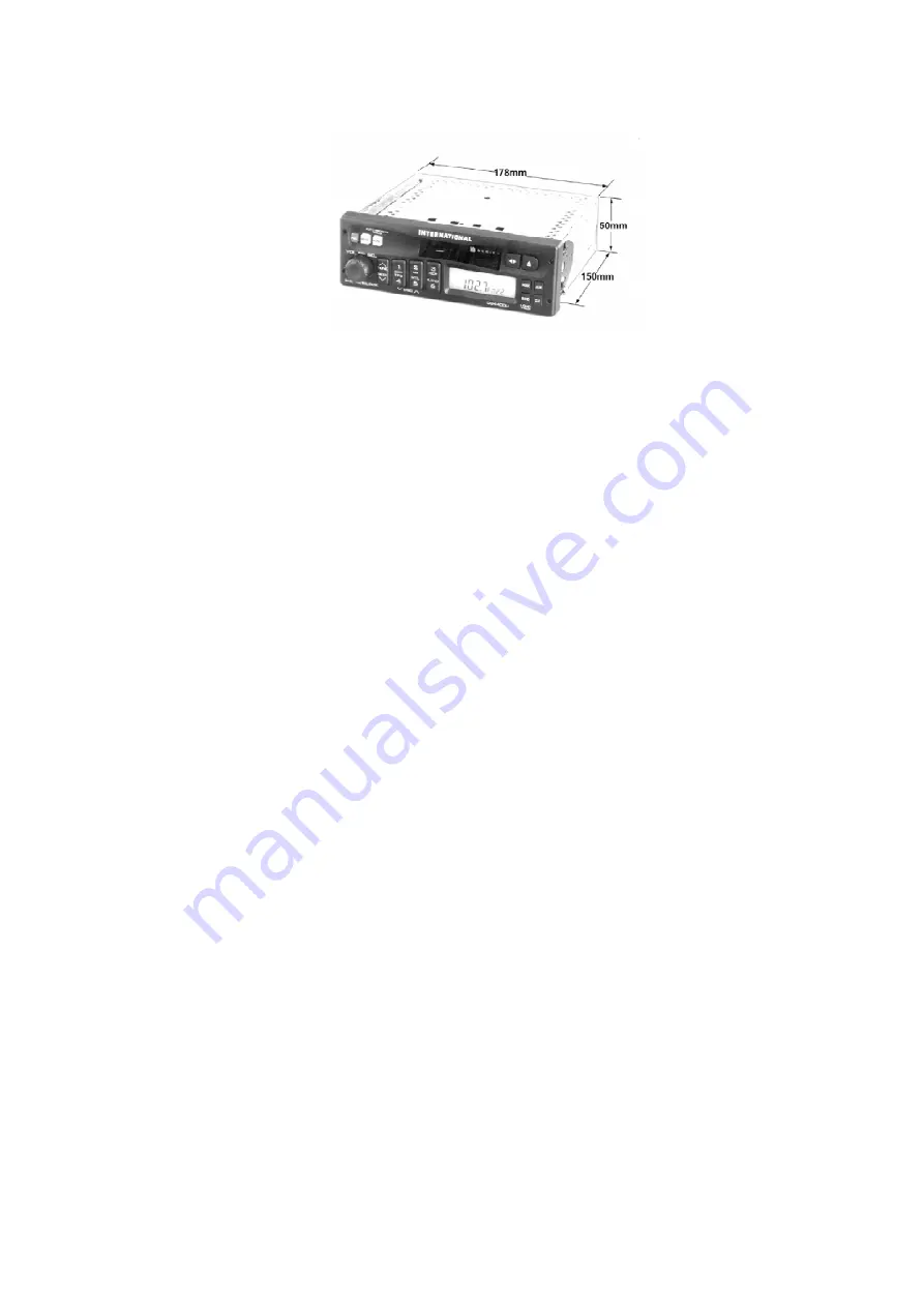 Panasonic CQ-4400U Service Manual Download Page 3