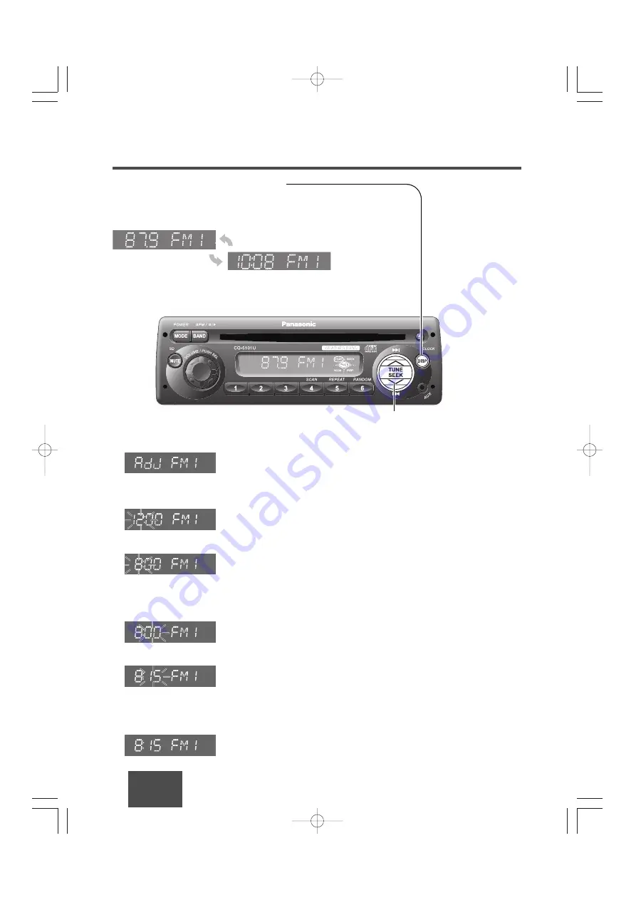 Panasonic CQ-5101U Скачать руководство пользователя страница 10