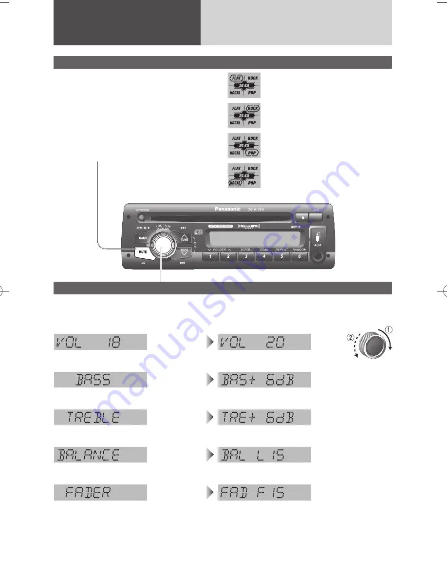 Panasonic CQ-5109U Скачать руководство пользователя страница 11