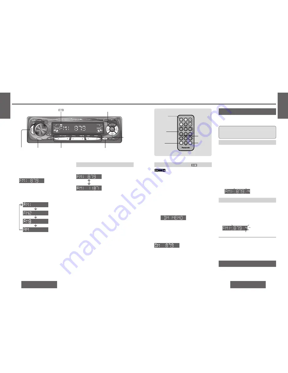 Panasonic CQ-C3200 Operating Instructions Manual Download Page 7