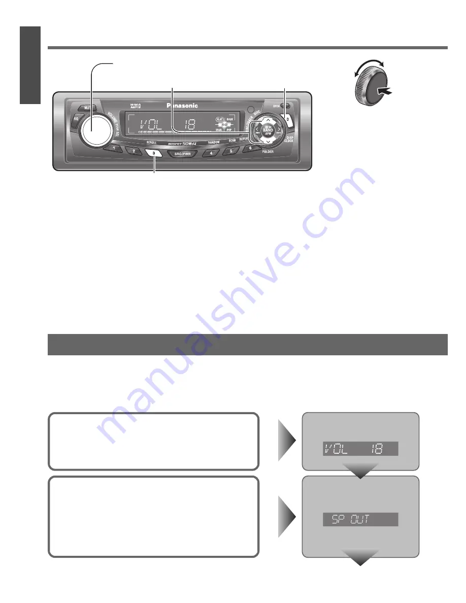 Panasonic CQ-C5153W Operating Instructions Manual Download Page 44