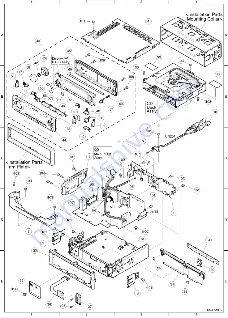 Panasonic CQ-C5400N Скачать руководство пользователя страница 15