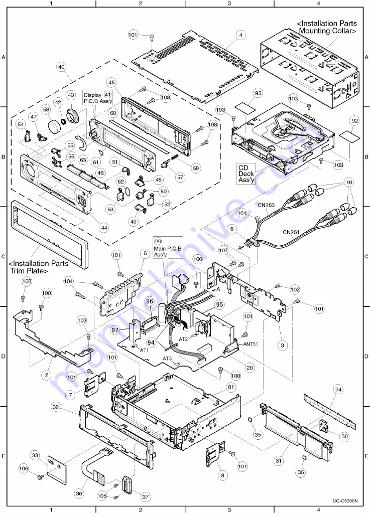 Panasonic CQ-C5400N Скачать руководство пользователя страница 16