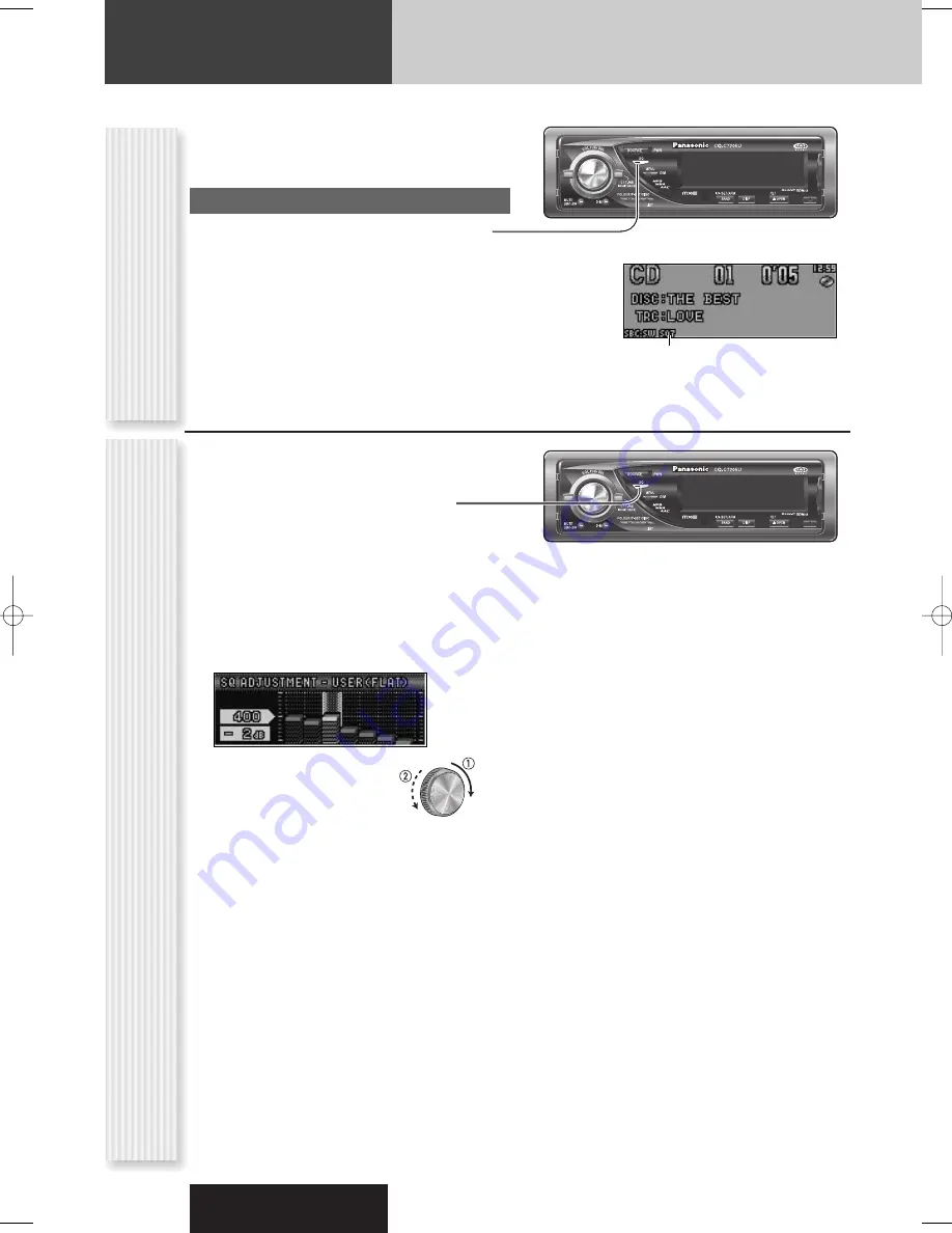 Panasonic CQ-C7105U Operating Instructions Manual Download Page 18