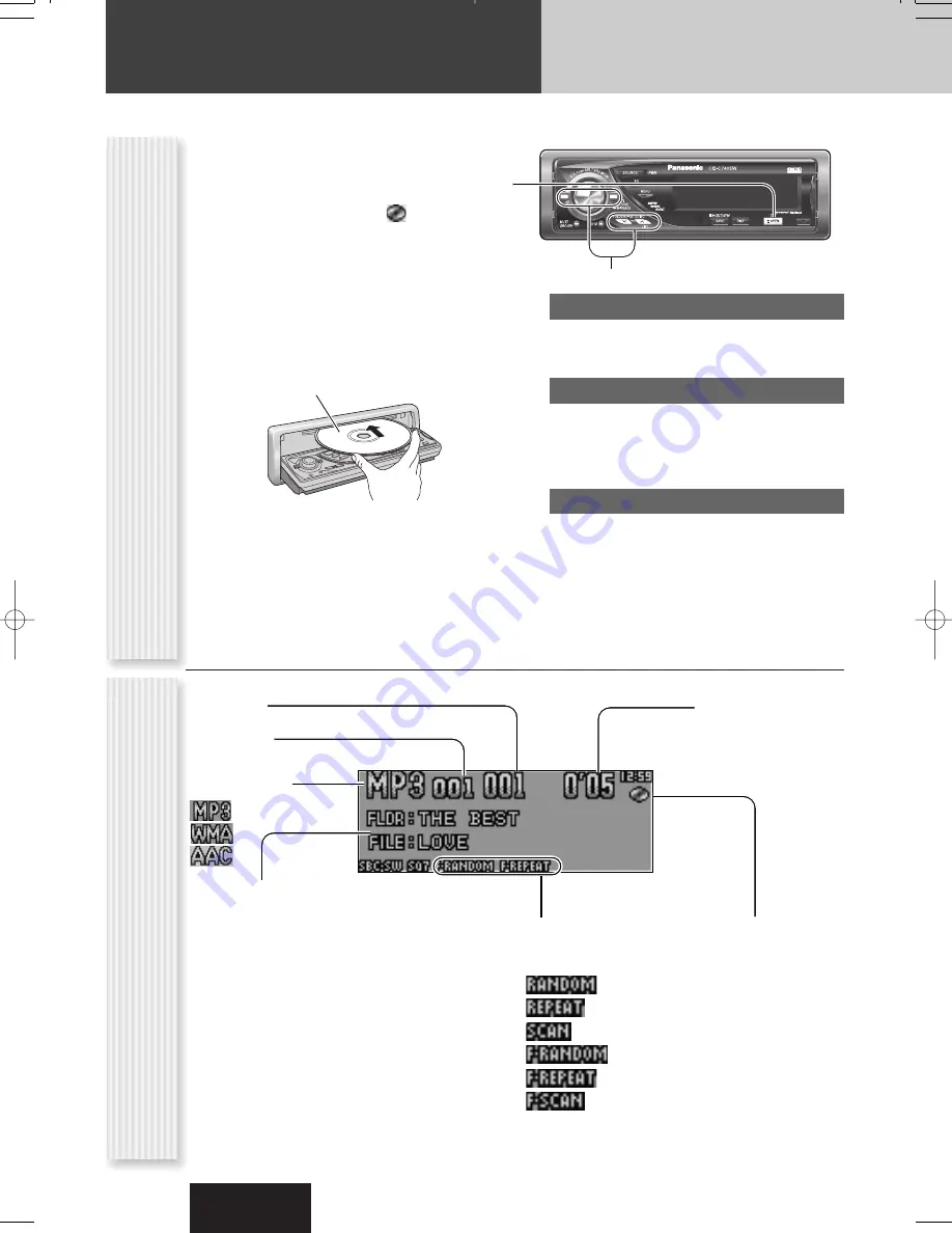 Panasonic CQ-C7405W Operating Instructions Manual Download Page 22