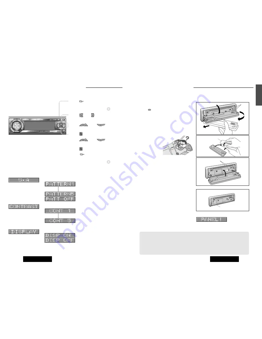 Panasonic CQ-DFX883N Скачать руководство пользователя страница 14