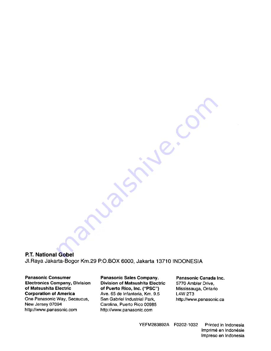 Panasonic CQ-DPX152 Operating Instructions Manual Download Page 72