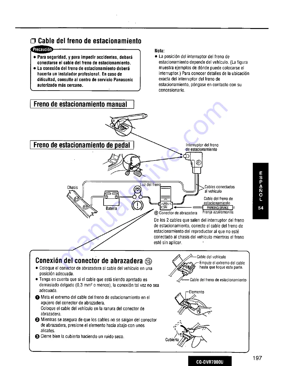 Panasonic CQ-DVR7000U Operating Manual Download Page 197