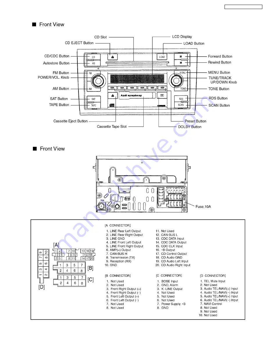 Panasonic CQ-EA2361GF Скачать руководство пользователя страница 3