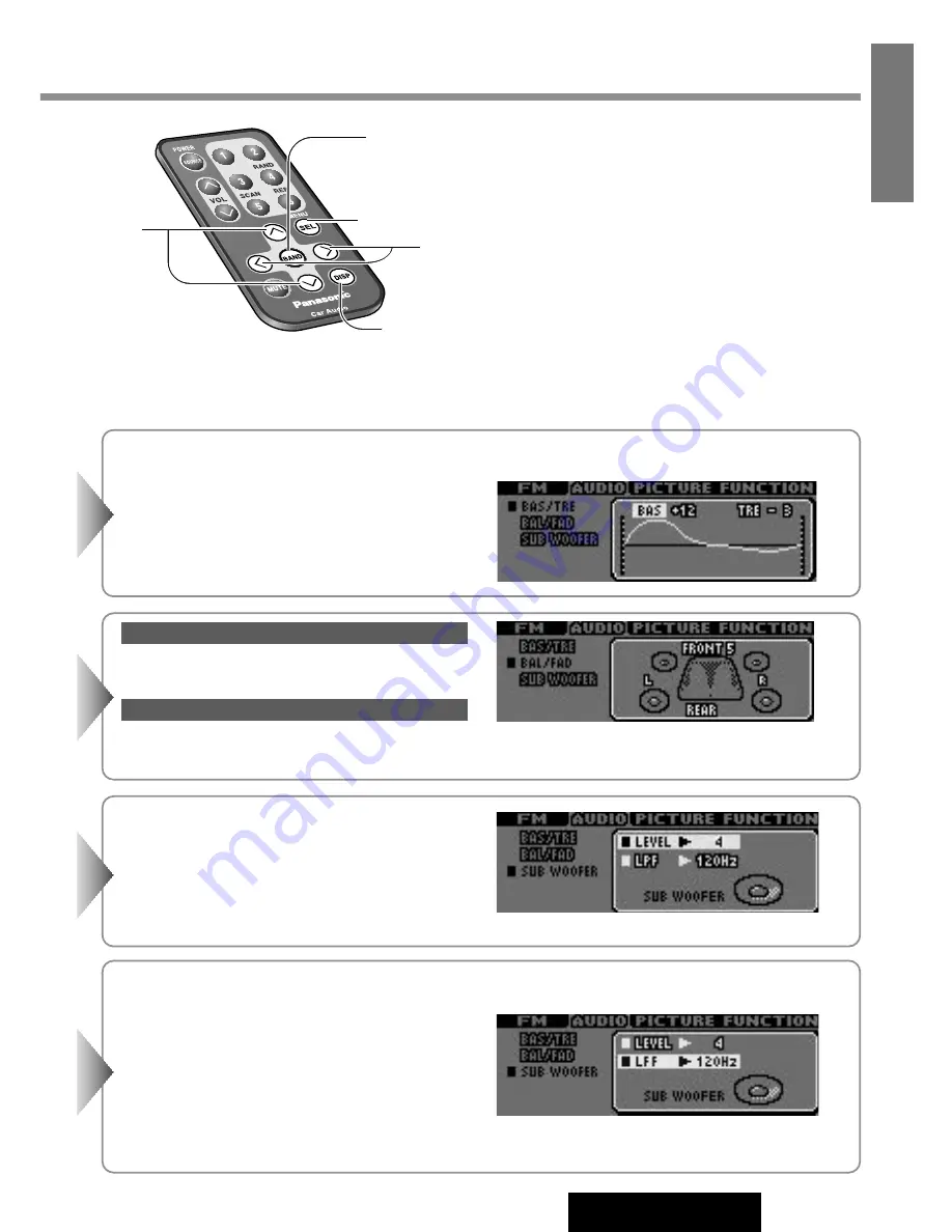 Panasonic CQ-FX721N Скачать руководство пользователя страница 21