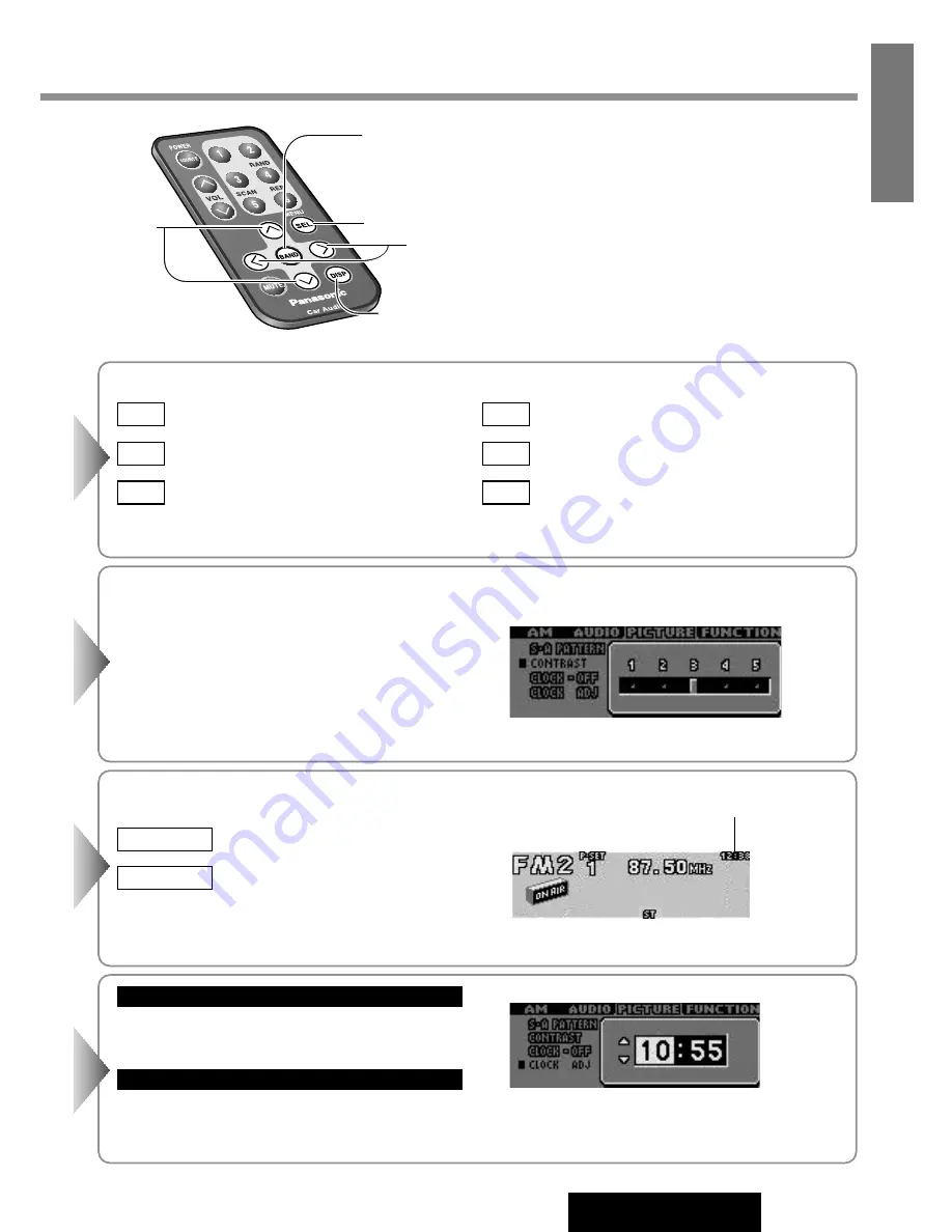 Panasonic CQ-FX721N Operating Instructions Manual Download Page 23