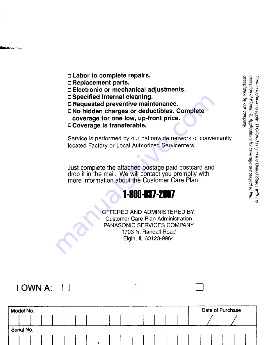 Panasonic CQ-HR1003U Operating Instructions Manual Download Page 74