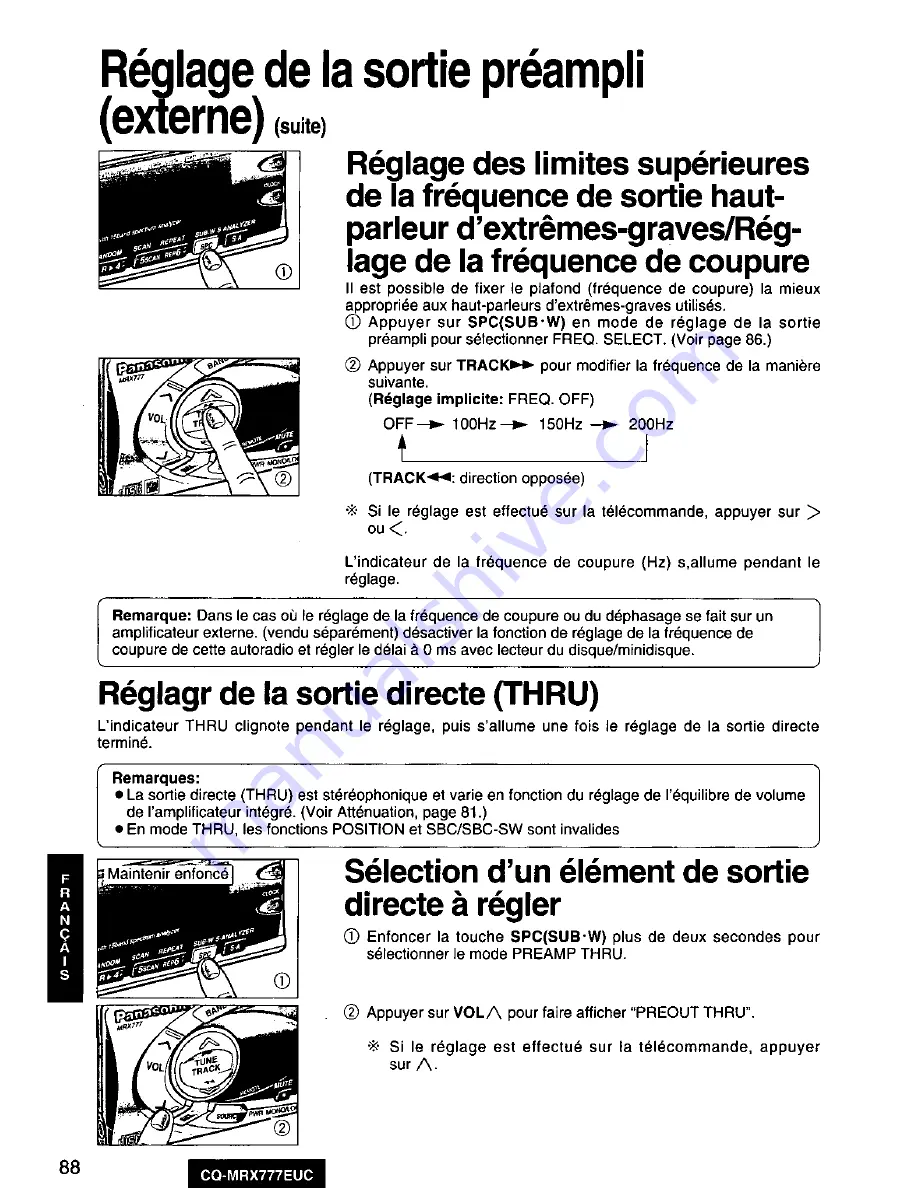 Panasonic CQ-MRX777EUC User Manual Download Page 90