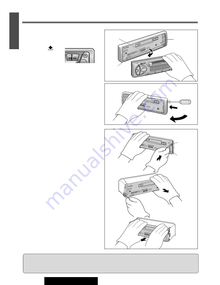 Panasonic CQ-RD132N Operating Instructions Manual Download Page 20