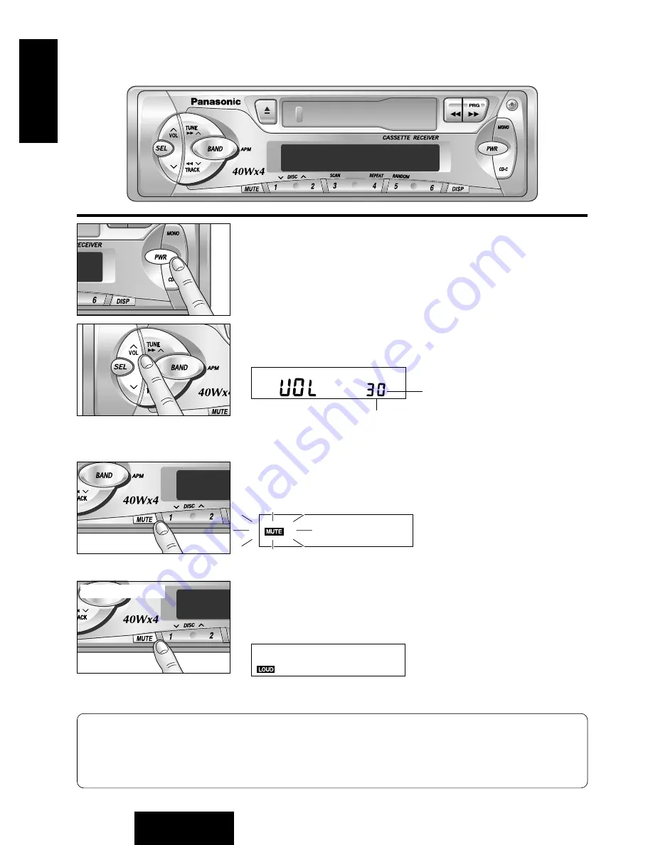 Panasonic CQ-RG131W Скачать руководство пользователя страница 4