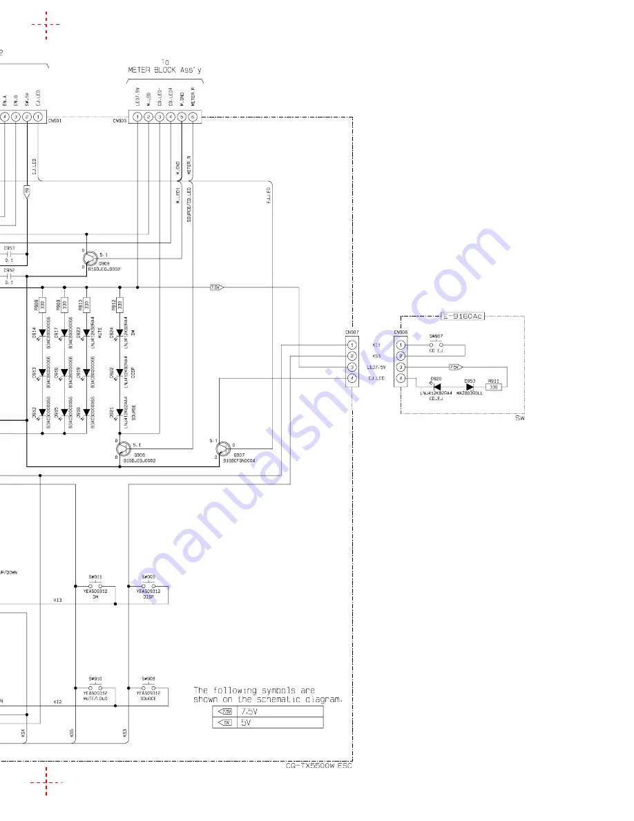 Panasonic CQ-TX5500W Service Manual Download Page 47