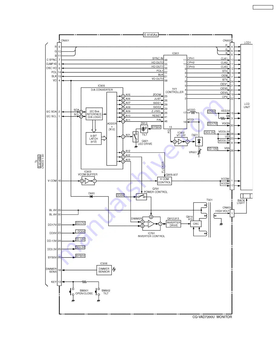 Panasonic CQ-VAD7200U Скачать руководство пользователя страница 5