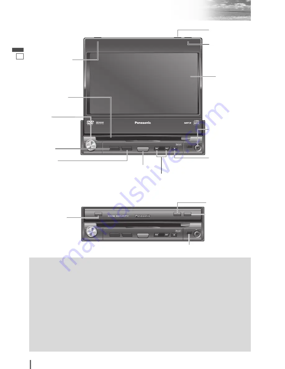 Panasonic CQ-VD5005L Скачать руководство пользователя страница 12