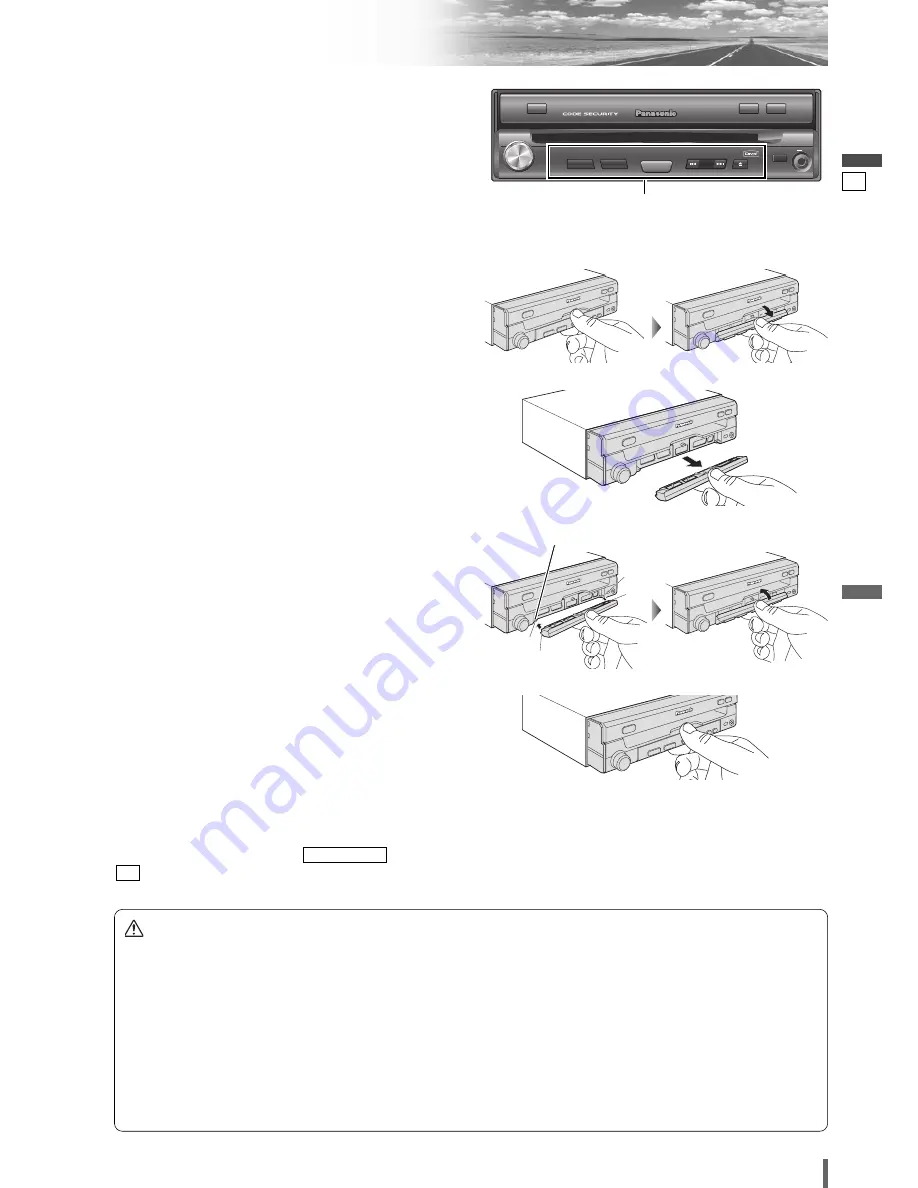 Panasonic CQ-VD5005L Operating Instructions Manual Download Page 13