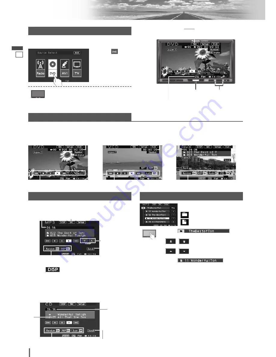 Panasonic CQ-VD5505U Operating Instructions Manual Download Page 20