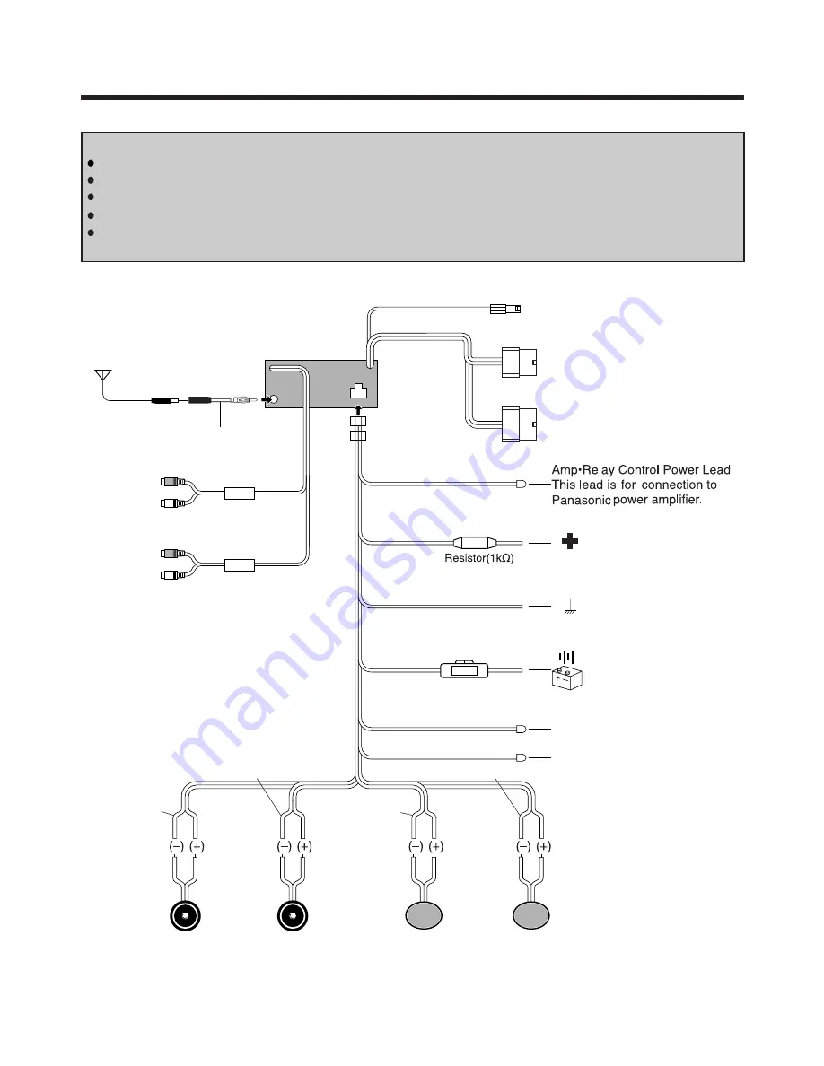 Panasonic CQ4300U - AUTO RADIO/CD TRUCK Operating Instructions Manual Download Page 26