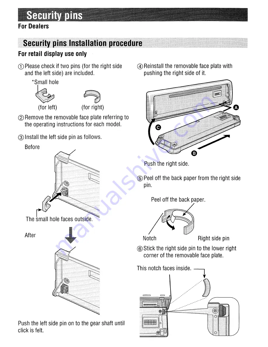 Panasonic CQC3303U - AUTO RADIO/CD DECK Скачать руководство пользователя страница 38