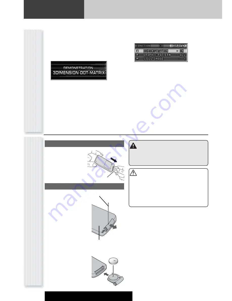 Panasonic CQC7103U - CAR AUDIO - MULTI-LANG Operating Instructions Manual Download Page 12