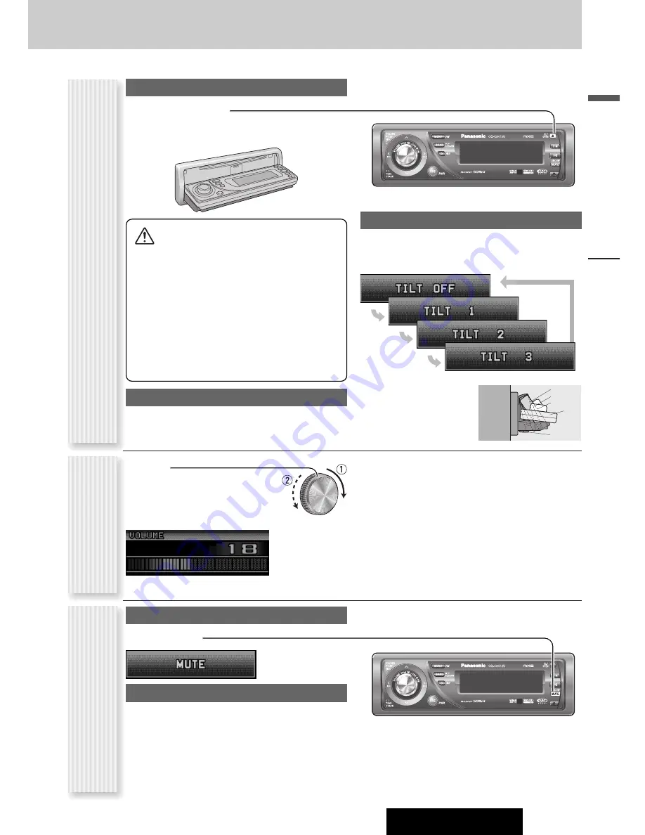 Panasonic CQC8313U - CAR AUDIO-MULTI-LANG Скачать руководство пользователя страница 15