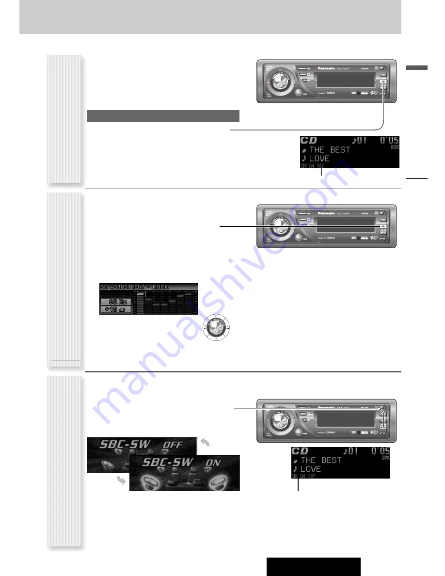 Panasonic CQC8313U - CAR AUDIO-MULTI-LANG Скачать руководство пользователя страница 19