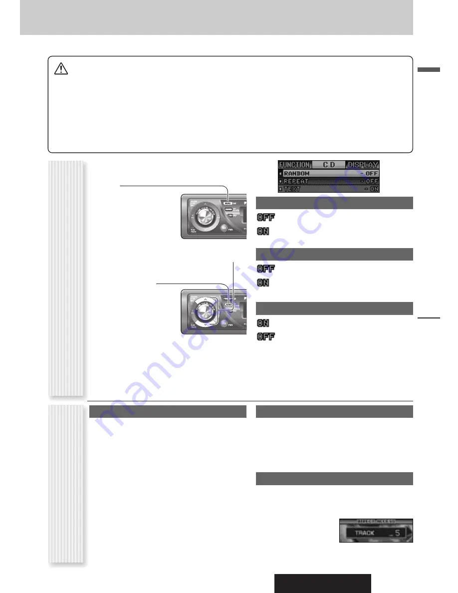 Panasonic CQC8313U - CAR AUDIO-MULTI-LANG Скачать руководство пользователя страница 23