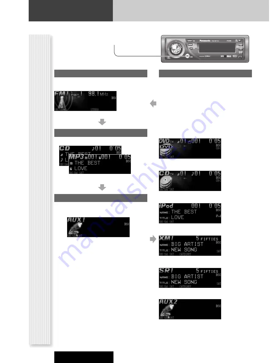 Panasonic CQC8313U - CAR AUDIO-MULTI-LANG Скачать руководство пользователя страница 54