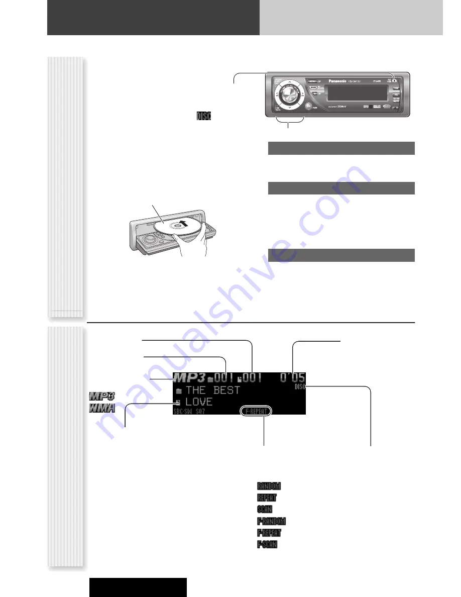 Panasonic CQC8313U - CAR AUDIO-MULTI-LANG Скачать руководство пользователя страница 62