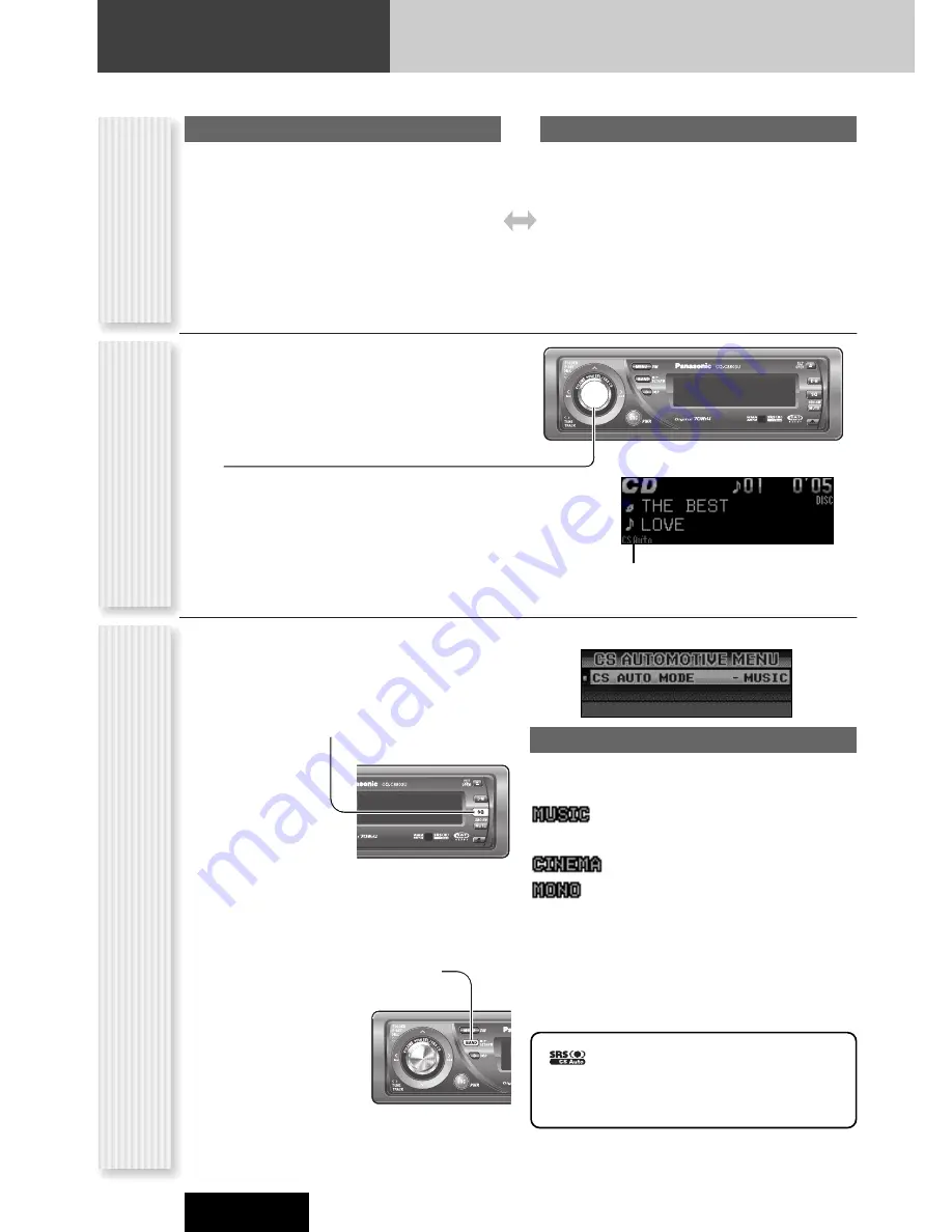 Panasonic CQC8803U - AUTO RADIO/CD DECK-MULTI-LANG Скачать руководство пользователя страница 18