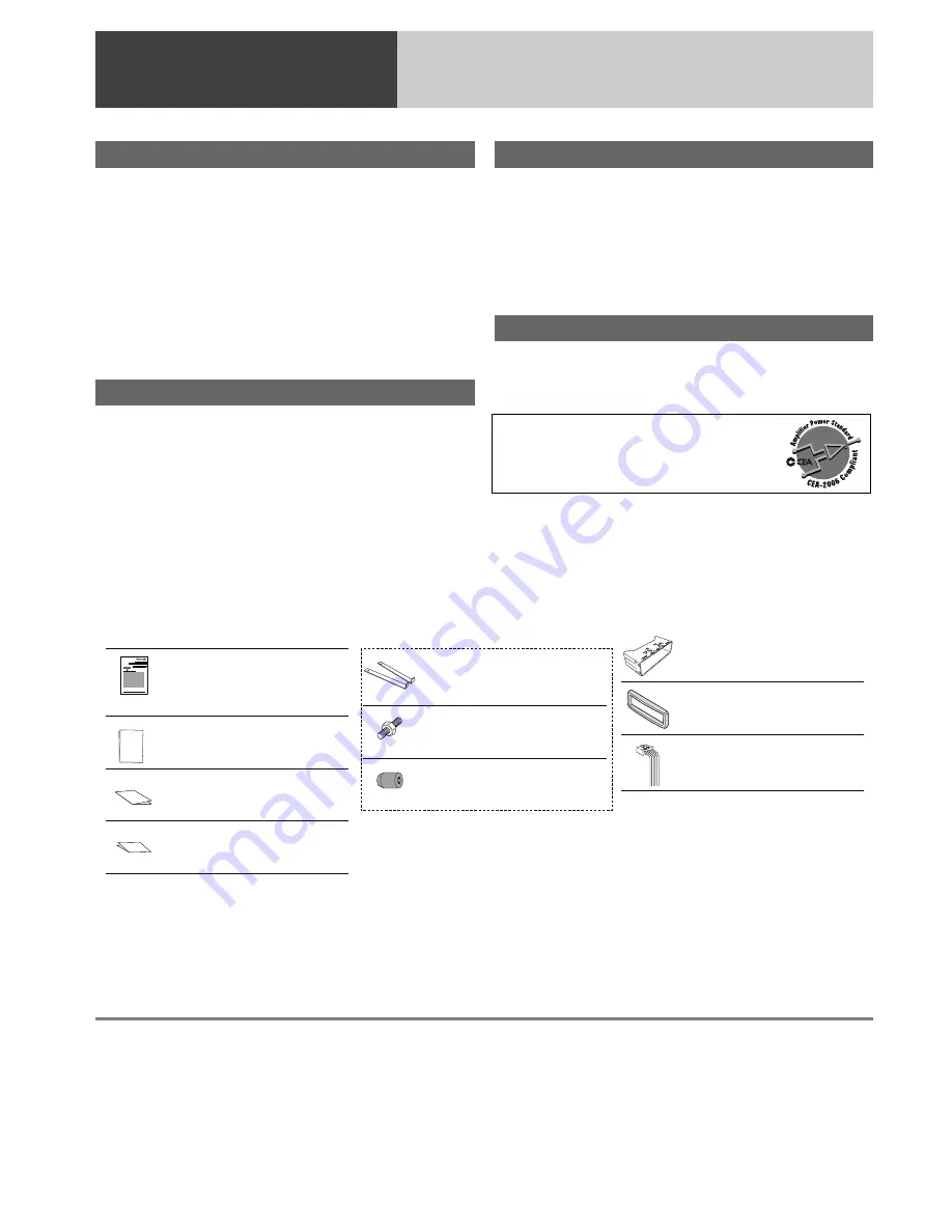 Panasonic CQCM130U - MP3 CD RECEIVER Operating Instructions Manual Download Page 6