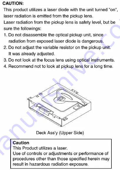 Panasonic CQDP383U - AUTO RADIO/CD DECK Скачать руководство пользователя страница 61