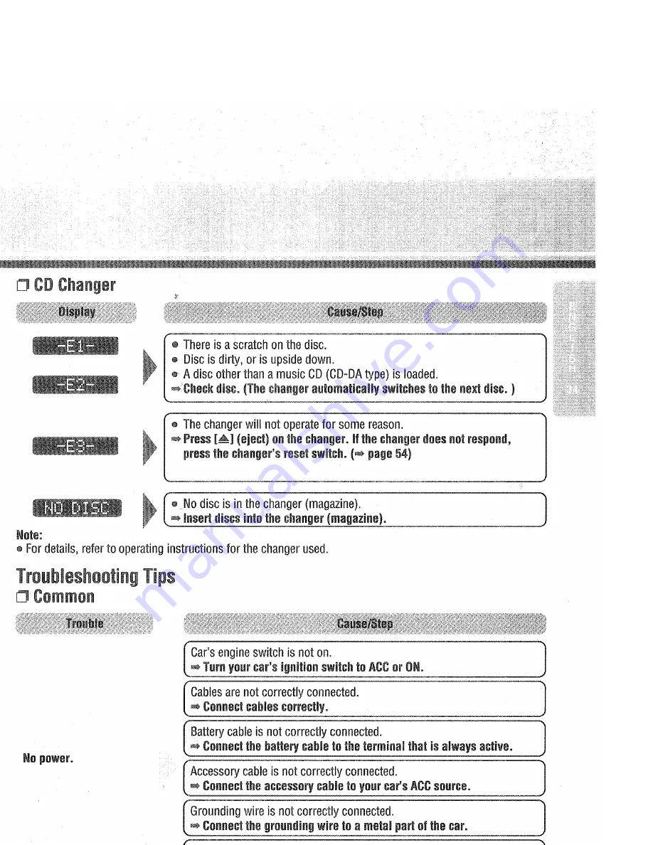 Panasonic CQDVR592U - AUTO RADIO/CD/DVD PL Operating Instructions Manual Download Page 49