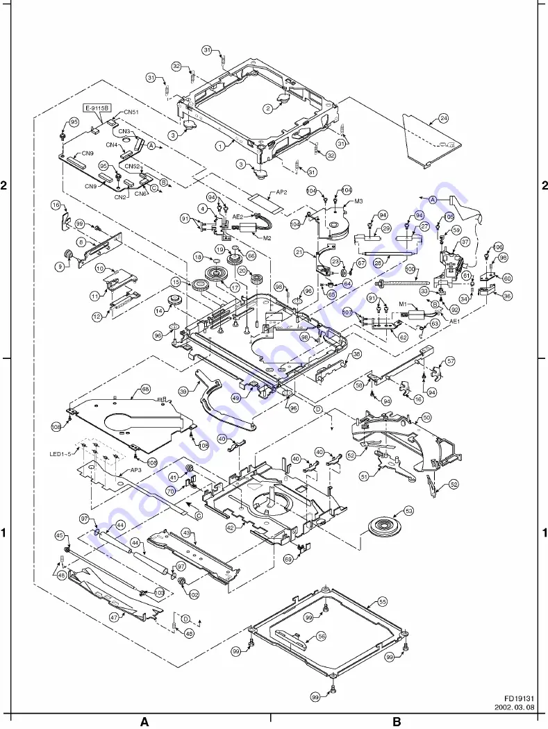 Panasonic CQDVR592U - AUTO RADIO/CD/DVD PL Service Manual Download Page 27