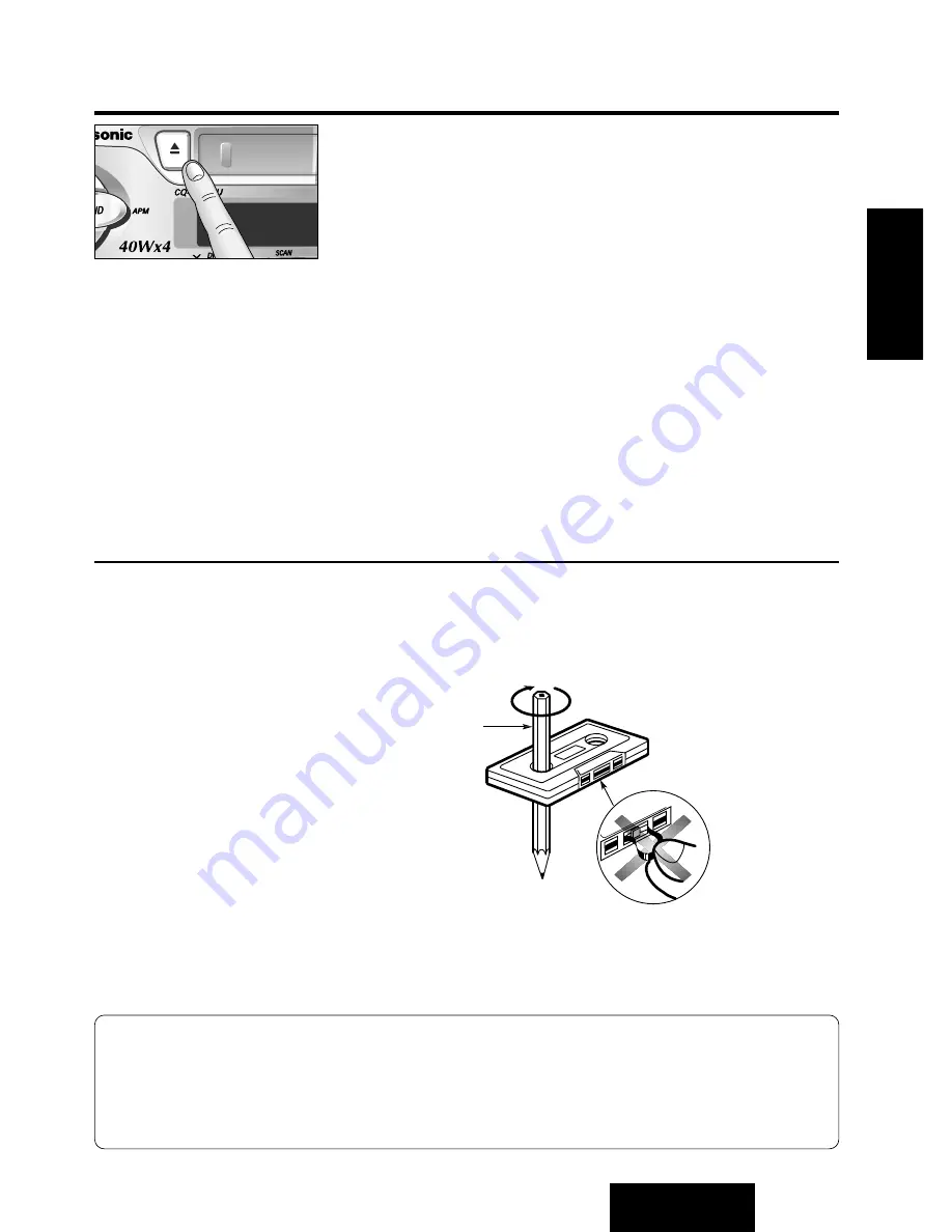 Panasonic CQRG131U - AUTO RADIO/CASSETTE Скачать руководство пользователя страница 35