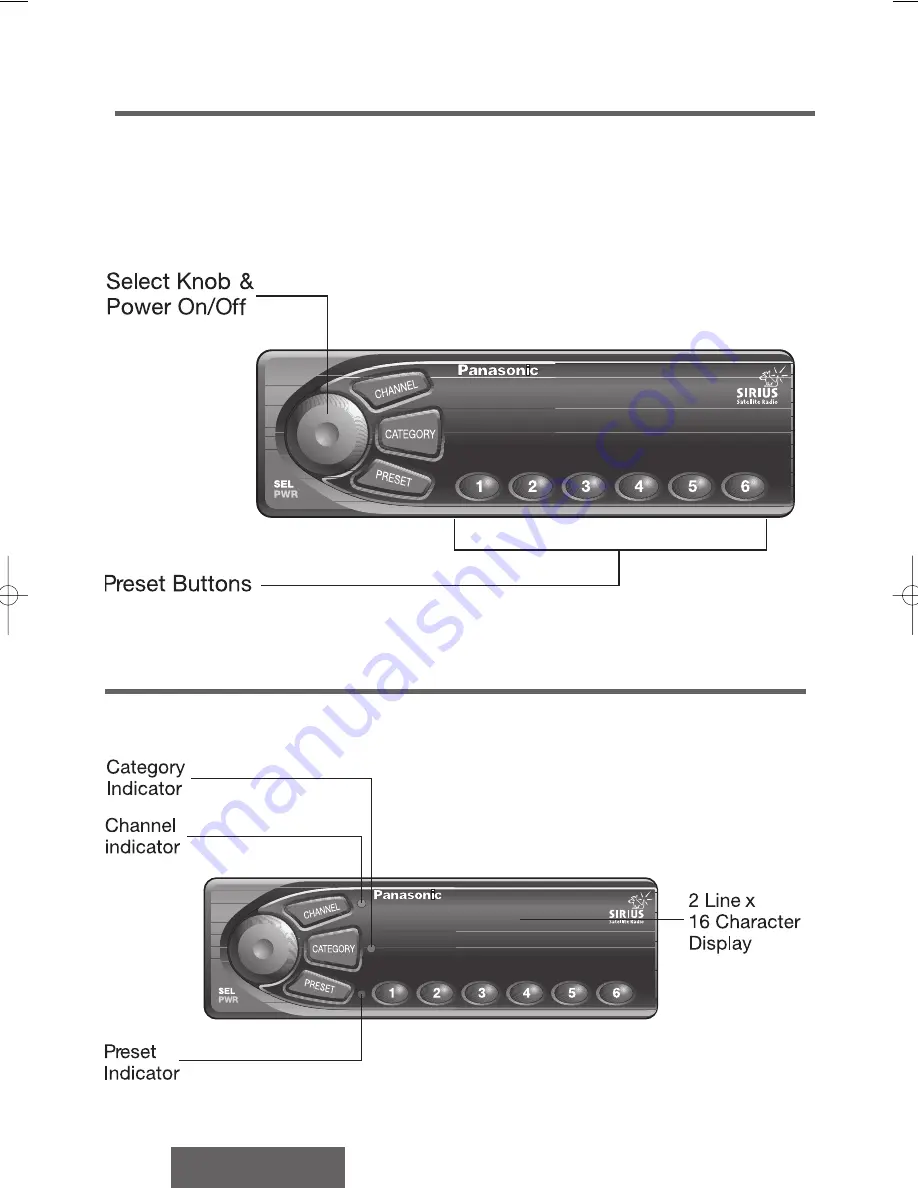 Panasonic CRSRF100 - CAR SIRIUS SATELITE Скачать руководство пользователя страница 19