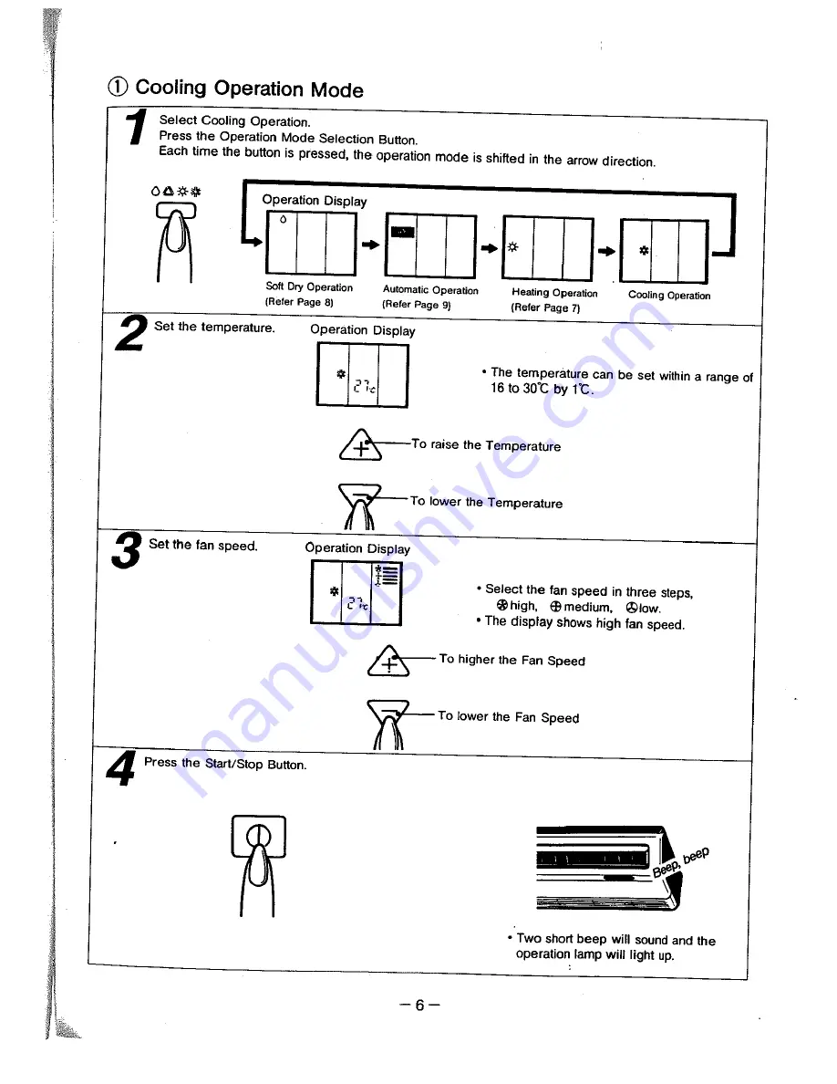 Panasonic CS-1270TR Operating Instructions Manual Download Page 7