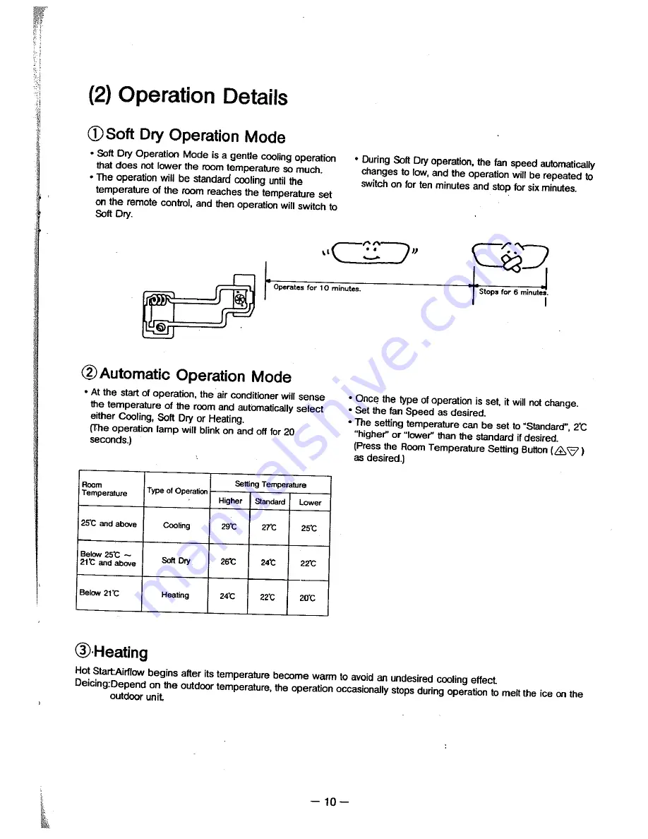 Panasonic CS-1270TR Operating Instructions Manual Download Page 11