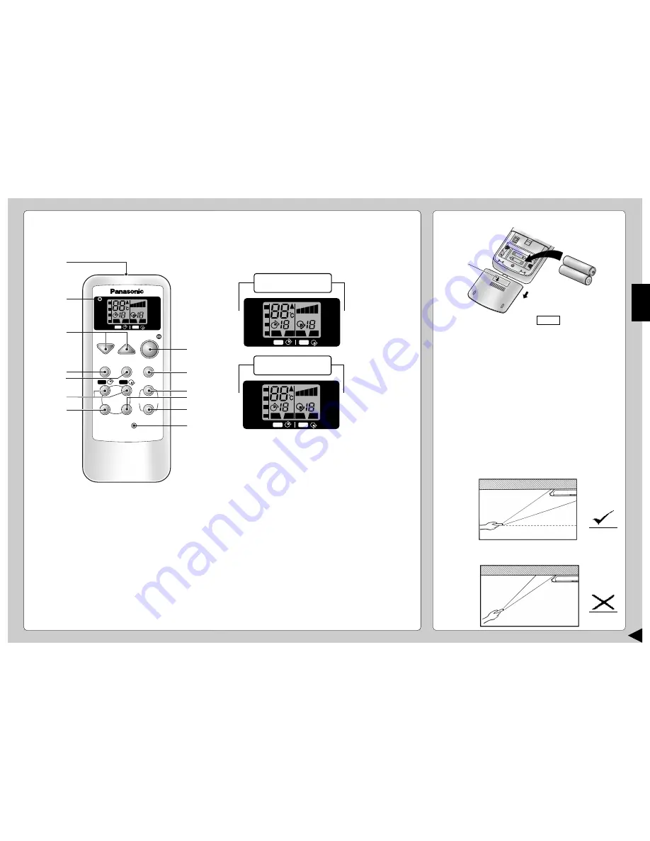 Panasonic CS-A12CTP Operating Instructions Manual Download Page 23