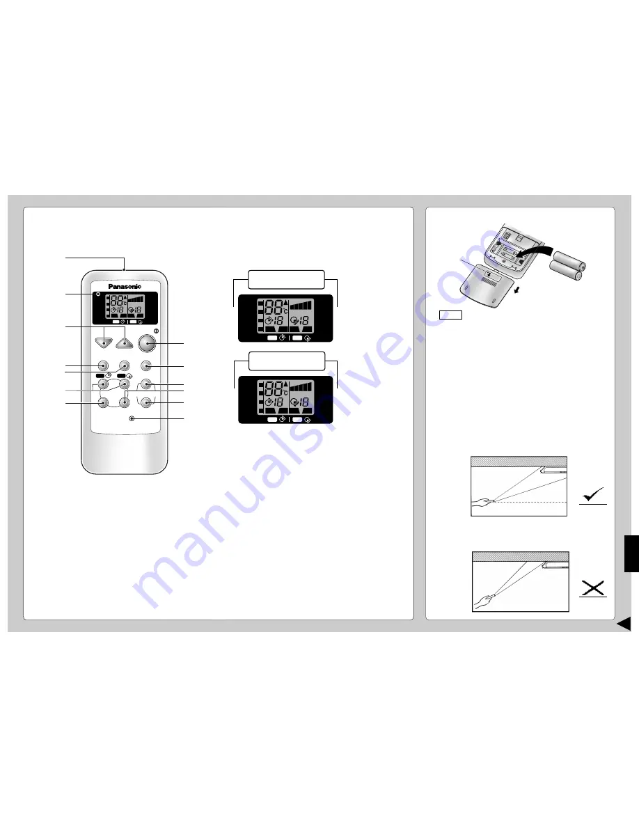 Panasonic CS-A12CTP Operating Instructions Manual Download Page 87