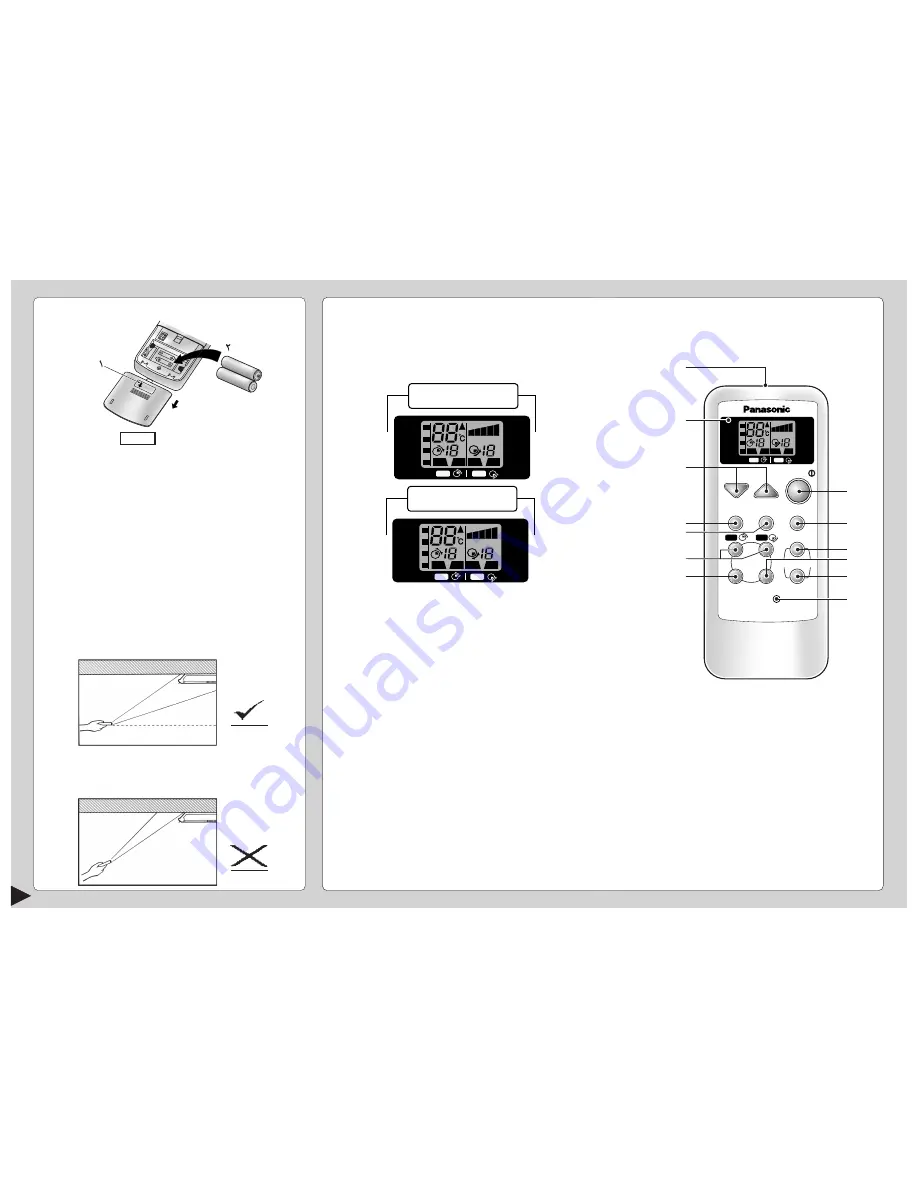 Panasonic CS-A12CTP Operating Instructions Manual Download Page 96