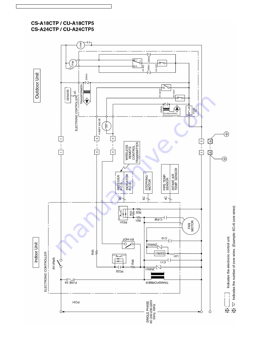 Panasonic CS-A12CTP Скачать руководство пользователя страница 16