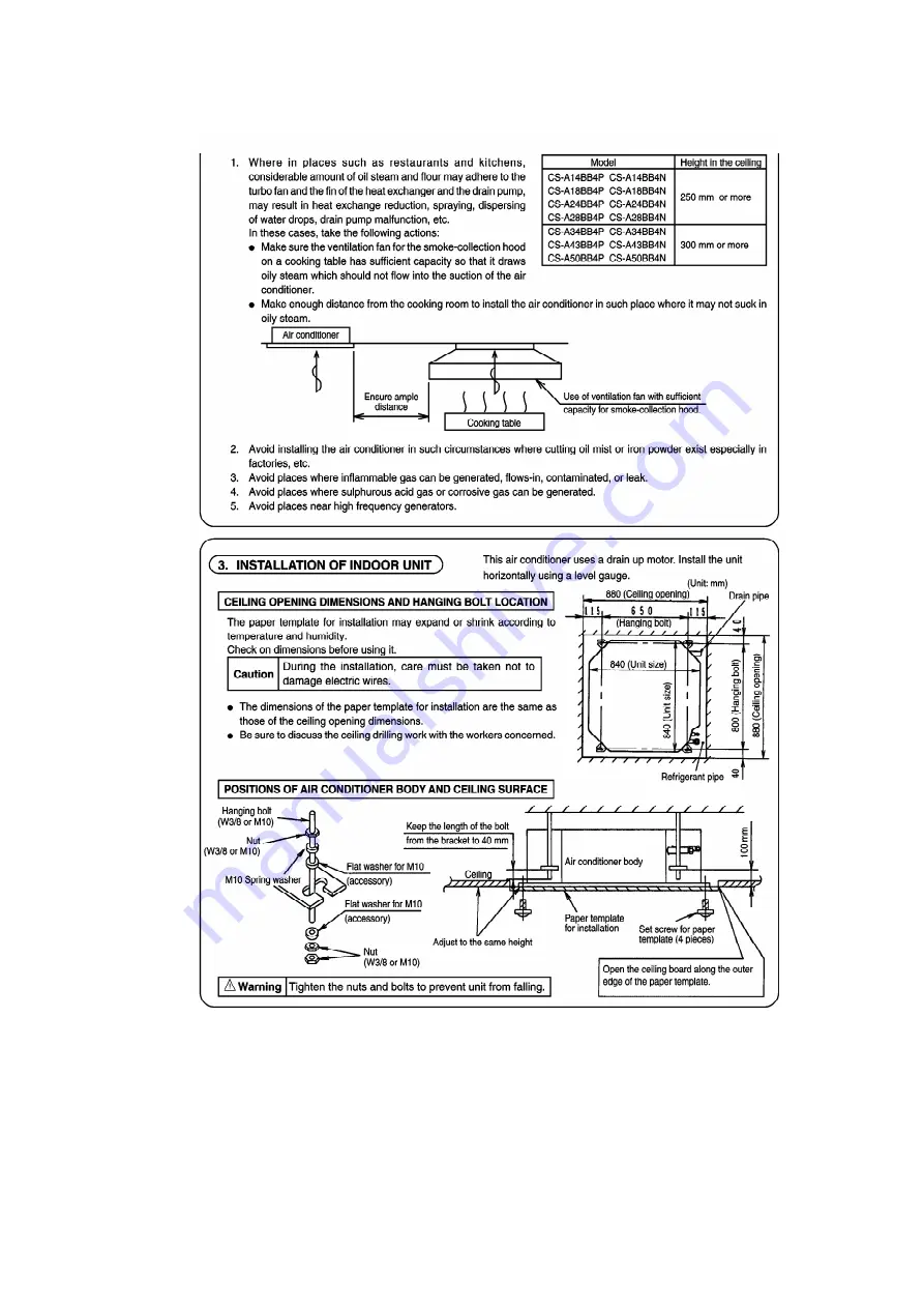 Panasonic CS-A24BB4P Service Manual Download Page 163